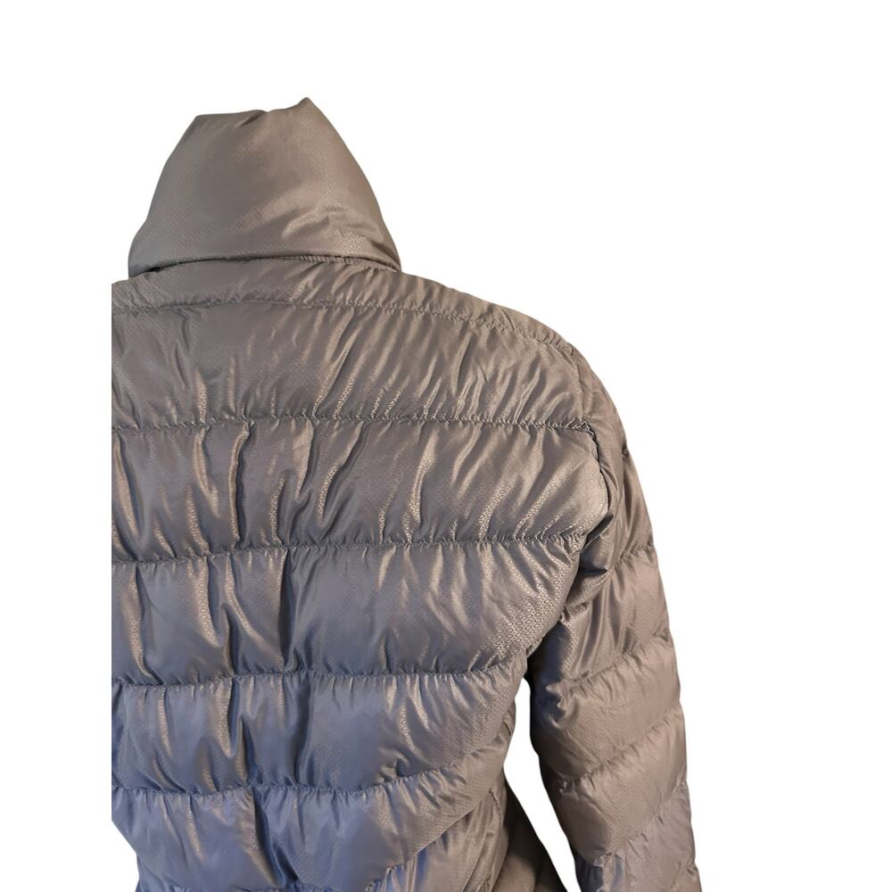 Women S Athleta 929527 Downalicious Goose Down Jacket Asymmetric Zip Puffer Coat - Picture 6 of 8